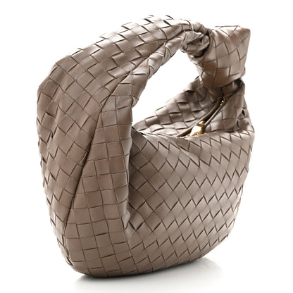 Bottega Veneta Nappa Intrecciato Teen Jodie Hobo Dark Taupe 3 of 10