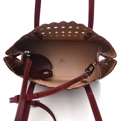 Alaia Calfskin Vienne Mina 25 Bag Pourpre 5 of 10
