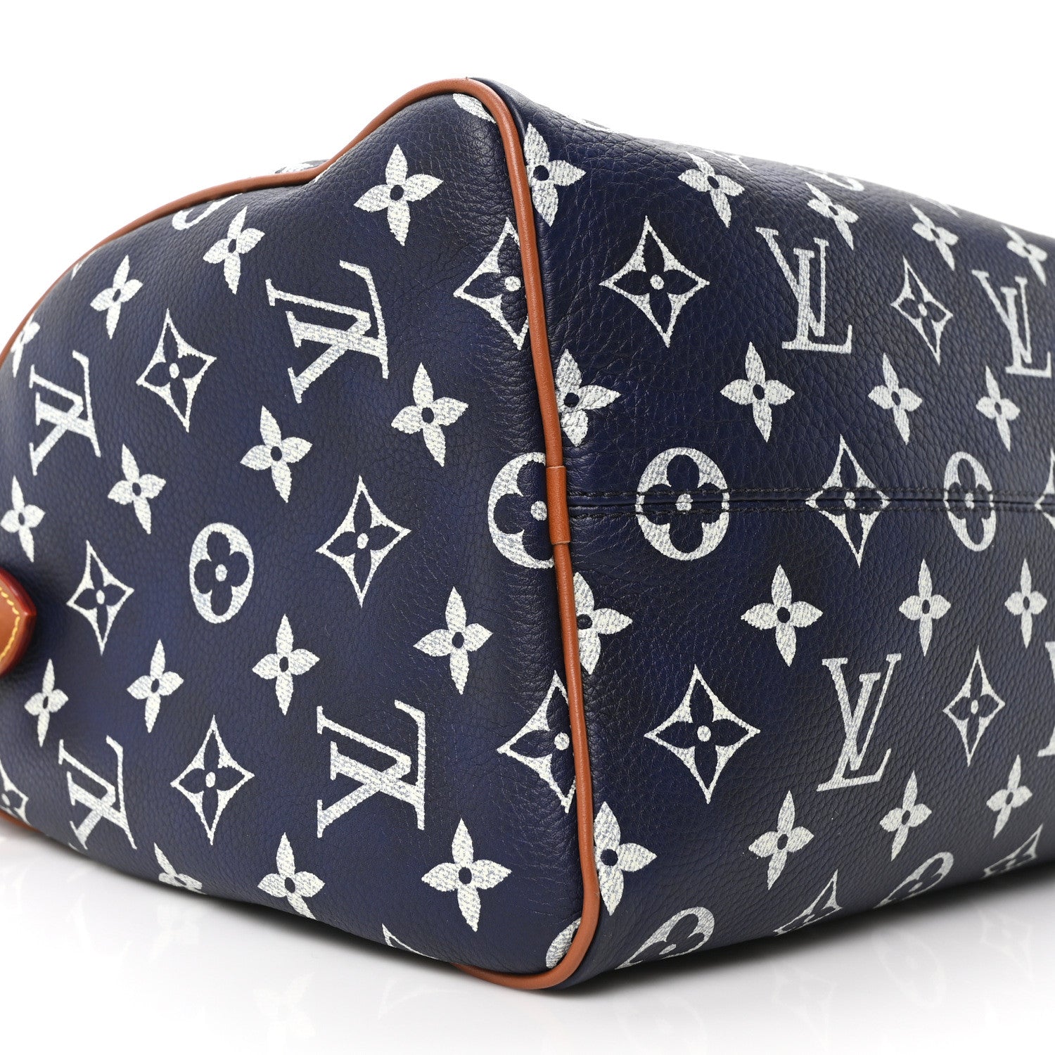 Louis Vuitton Calfskin Monogram Speedy P9 Bandouliere 30 Indigo 10 of 11