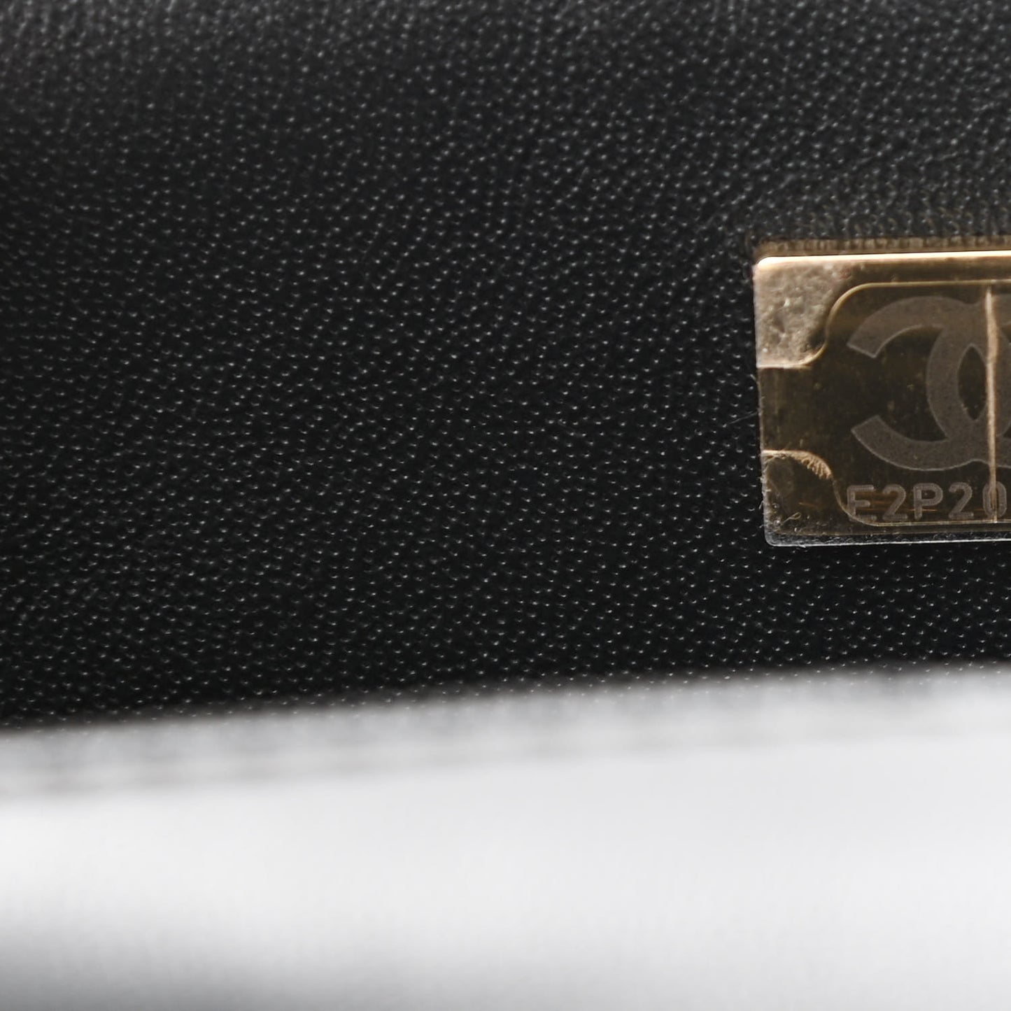 Lambskin Quilted Mini Rectangular Flap Black