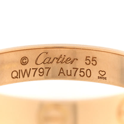 Cartier 18K Yellow Gold 3.5mm LOVE Wedding Band Ring 55 7.25 4 of 4