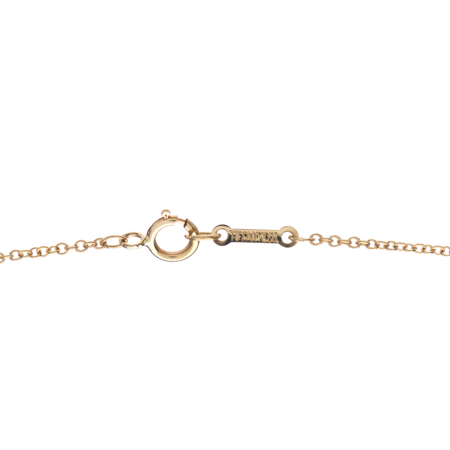Tiffany 18K Yellow Gold Elsa Peretti Apple Pendant Necklace 4 of 4