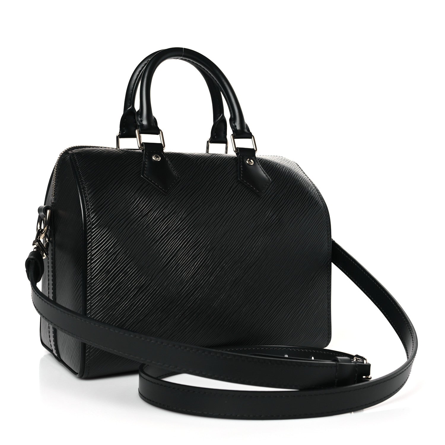 Louis Vuitton Epi Speedy Bandouliere 25 Black 3 of 8