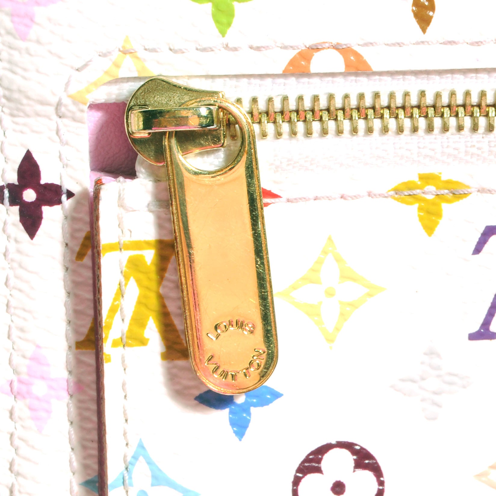 Louis Vuitton Monogram Multicolor Eugenie Wallet White 5 of 8