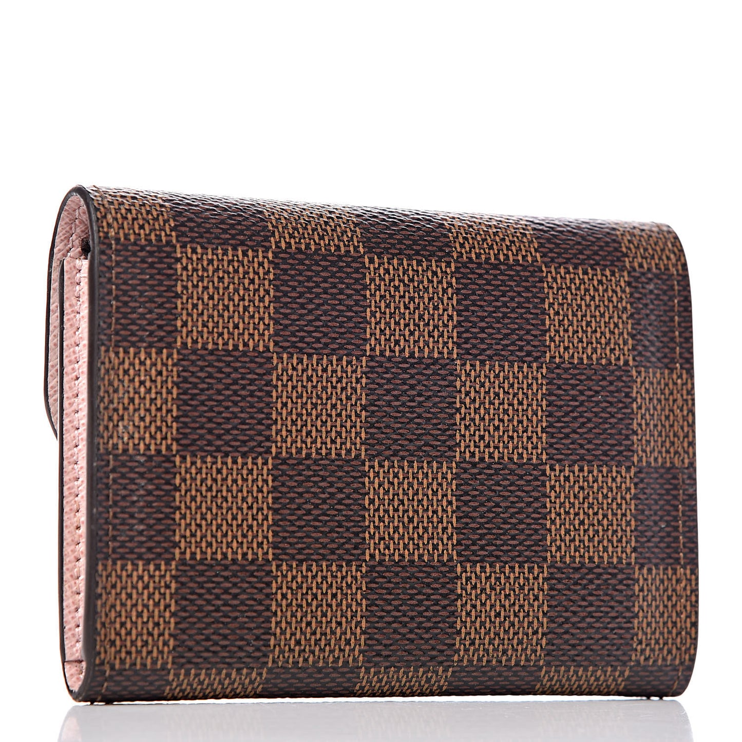 Damier Ebene Rosalie Coin Purse Rose Ballerine