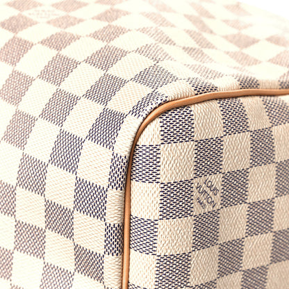 Louis Vuitton Damier Azur Keepall Bandouliere 55 9 of 13