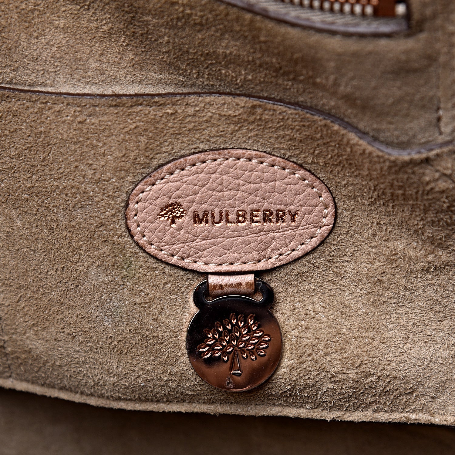 Mulberry Shrunken Calfskin Bayswater Blush 5 of 22
