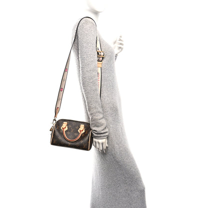 Louis Vuitton Monogram Speedy Bandouliere 20 Black 2 of 9