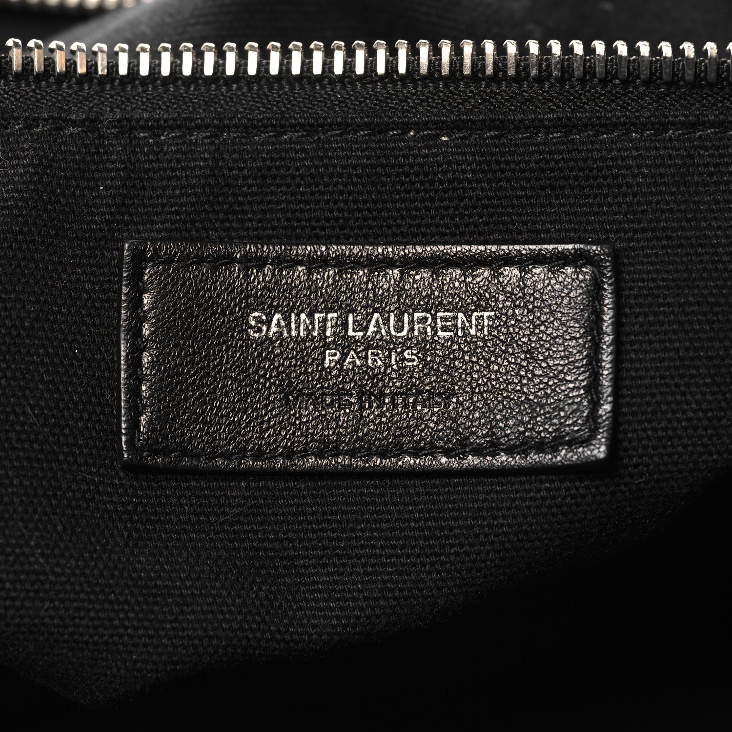 Saint Laurent Gabardine Convertible ID Bag Black 6 of 11