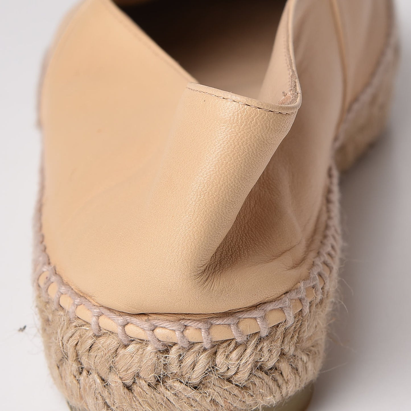 Lambskin CC Espadrilles 39 Beige Black