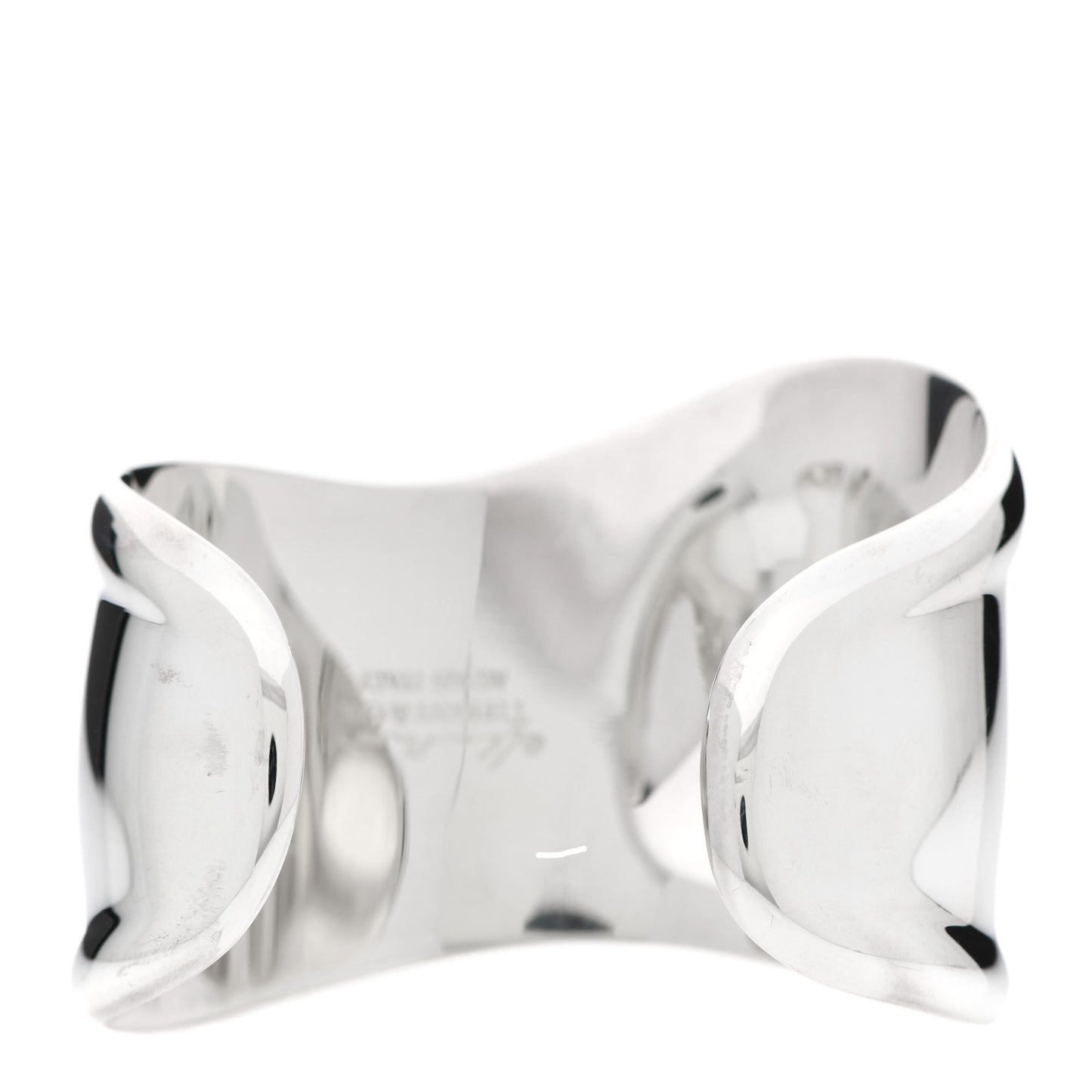 Sterling Silver Elsa Peretti Medium Left Wrist Bone Cuff Bracelet