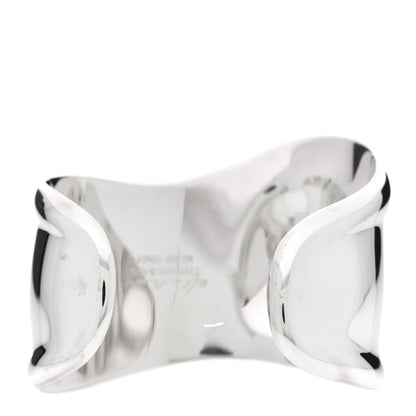 Tiffany Sterling Silver Elsa Peretti Medium Left Wrist Bone Cuff Bracelet 3 of 5