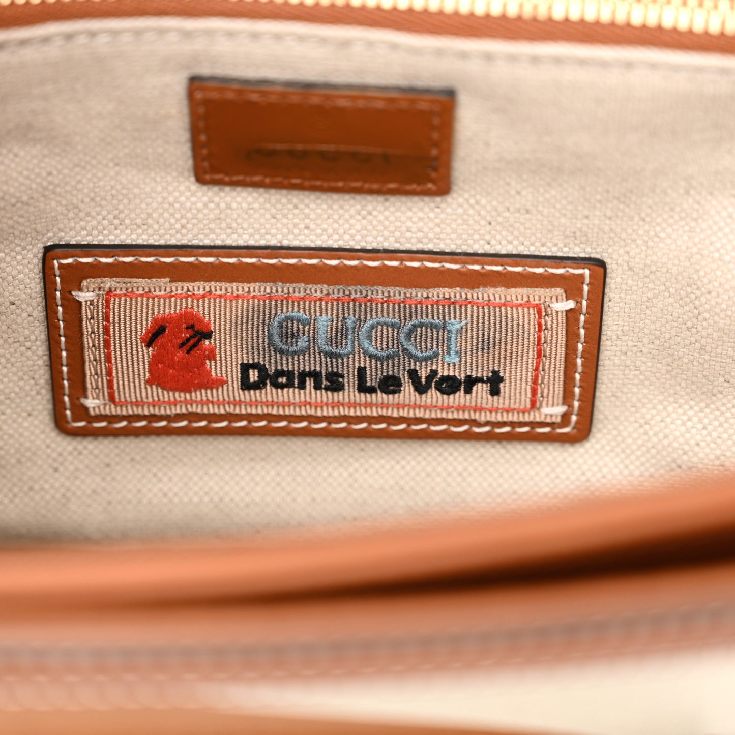 X DANS LE VERT Textured Dollar Calfskin Horsebit 1955 Shoulder Bag Dusty Azure Harness Brown Mystic White