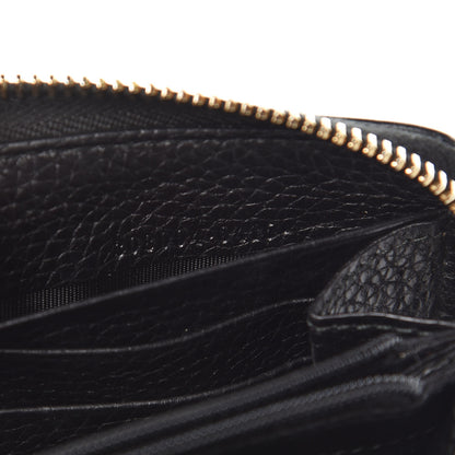 Gucci Calfskin Soho Zip Around Wallet Black 7 of 9