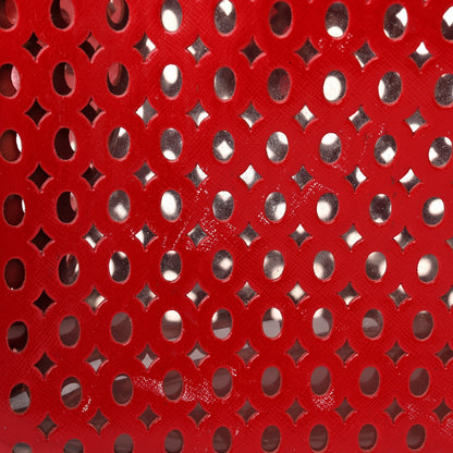Prada Saffiano Perforated Tote Red 16 of 17