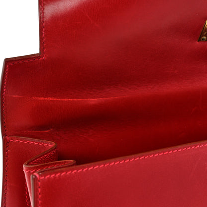 Hermes Box Kelly Sellier 32 Rouge Vif 10 of 19
