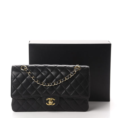 Chanel Caviar Quilted Medium Double Flap Black 11 of 11