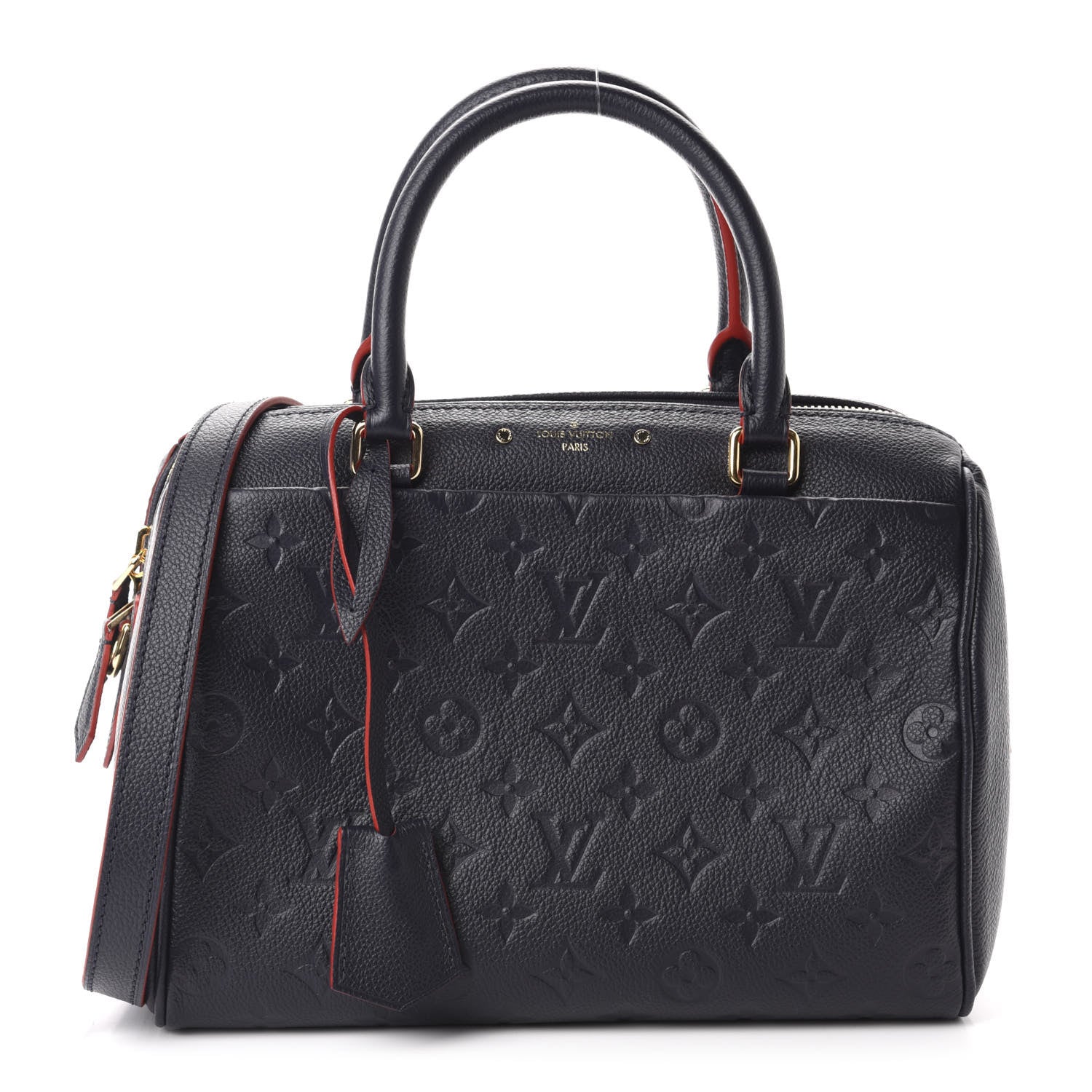 Louis Vuitton Empreinte Speedy Bandouliere 25 NM Marine Rouge 1 of 11