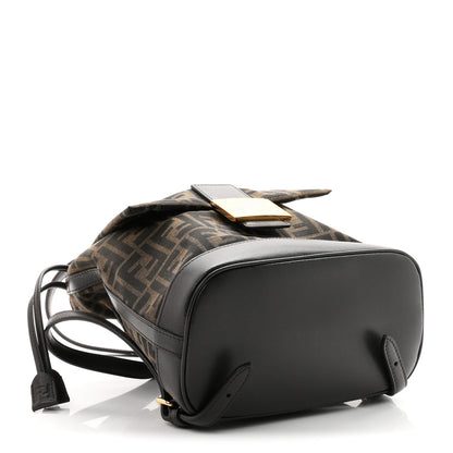 Fendi Vitello Grace Jacquard FF Backpack Brown 4 of 10