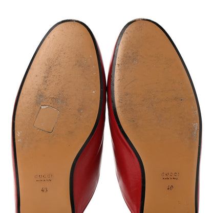 Gucci Malaga Kid Womens Princetown Slippers 40 Hibiscus Red 9 of 10