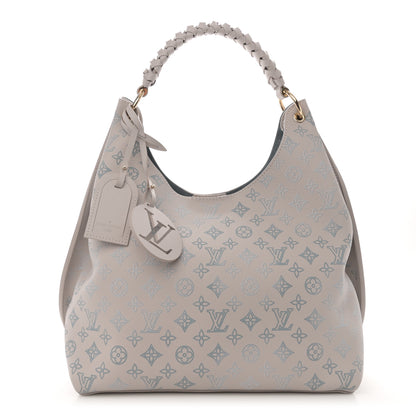 Louis Vuitton Mahina Carmel Hobo PM Brume Gray 1 of 9