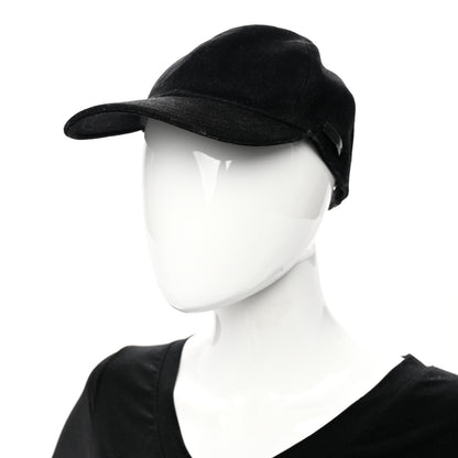 Prada Tessuto Wool Baseball Cap S Black 2 of 10