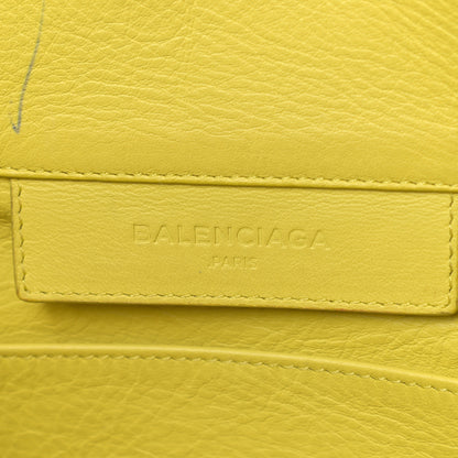 Balenciaga Calfskin Papier Sight Clutch Jaune Poussin 6 of 13