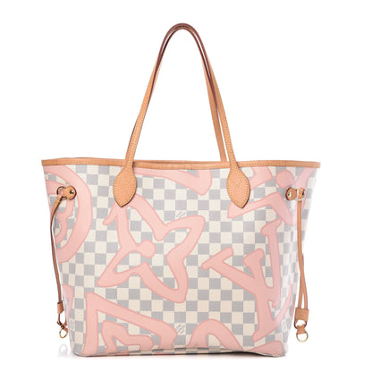 Louis Vuitton Damier Azur Tahitienne Neverfull MM 1 of 15