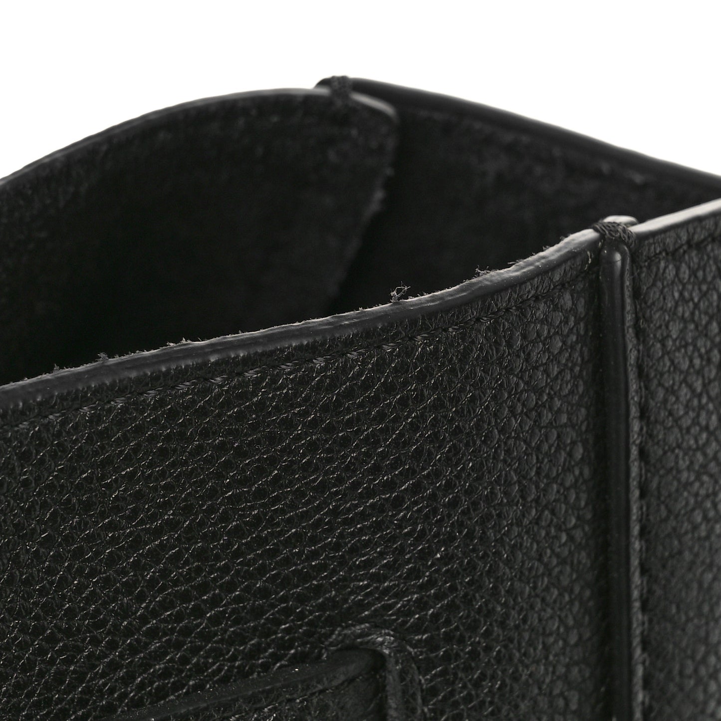 Soft Grained Calfskin Small Belt Cabas Phantom Black