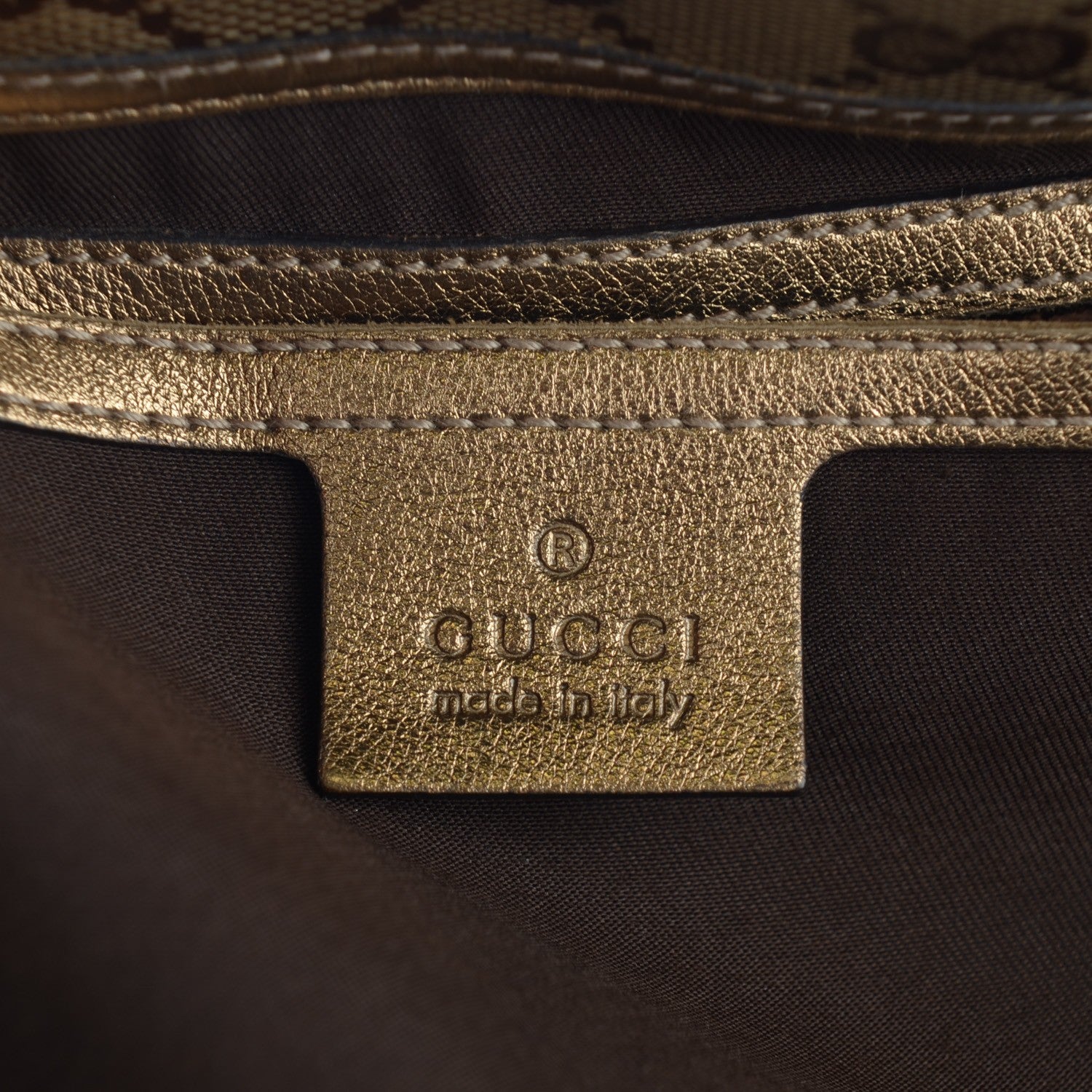 Gucci Crystal Monogram Medium Joy Shoulder Bag Bronze 6 of 10