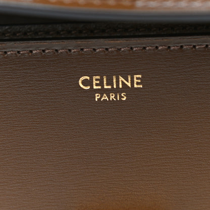 Celine Box Calfskin Teen Classic Box Flap Bag Camel 7 of 13