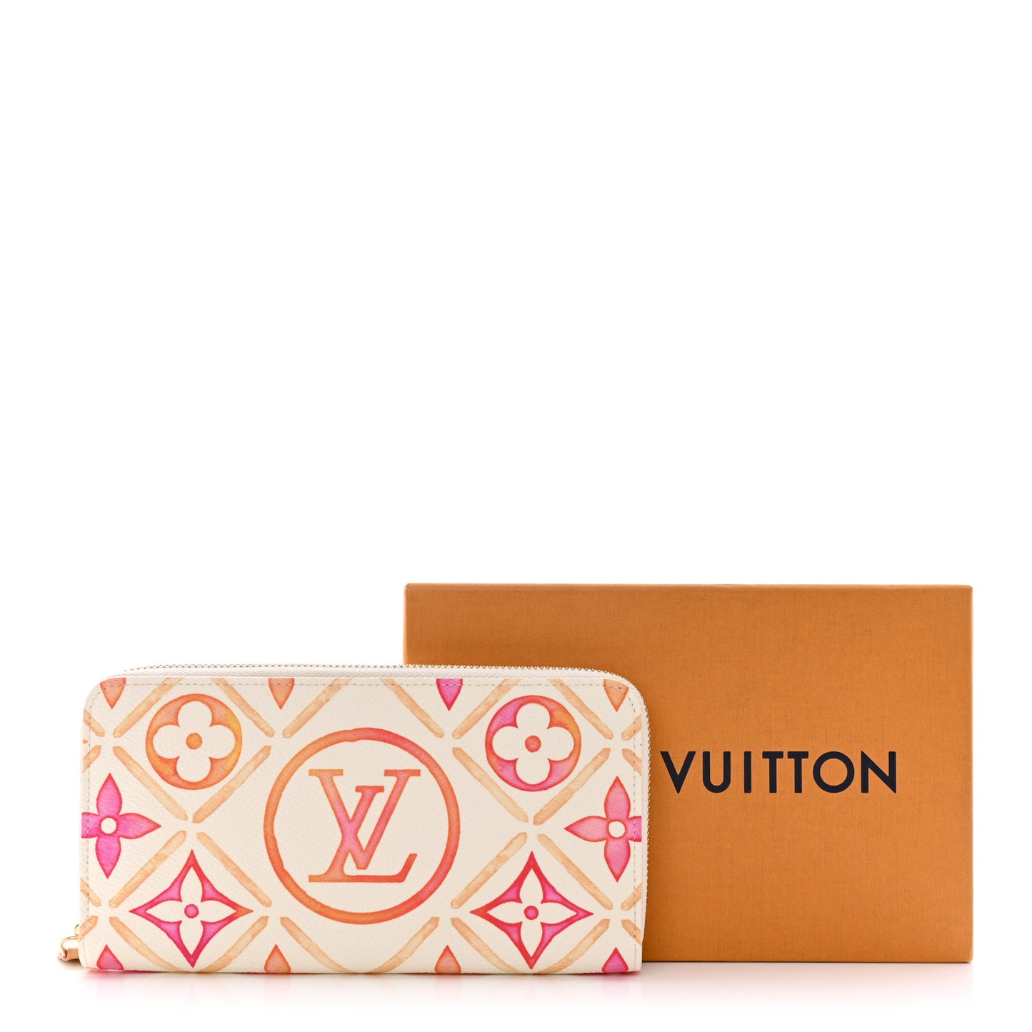 Monogram By The Pool Zippy Wallet Coral