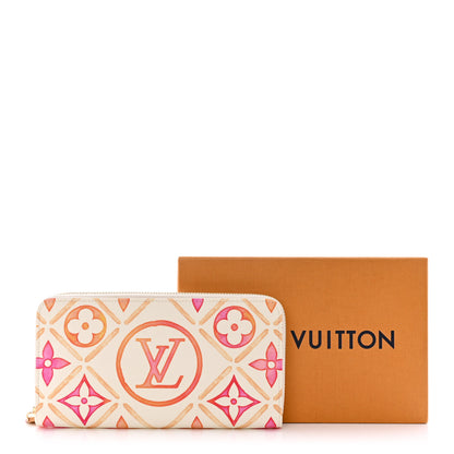 Louis Vuitton Monogram By The Pool Zippy Wallet Coral 7 of 7