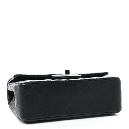 Chanel Lambskin Quilted Mini Rectangular Flap So Black 4 of 9