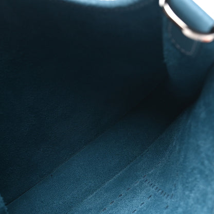 Hermes Taurillon Clemence Evelyne 23 Poche III New Blue Jean 4 of 10