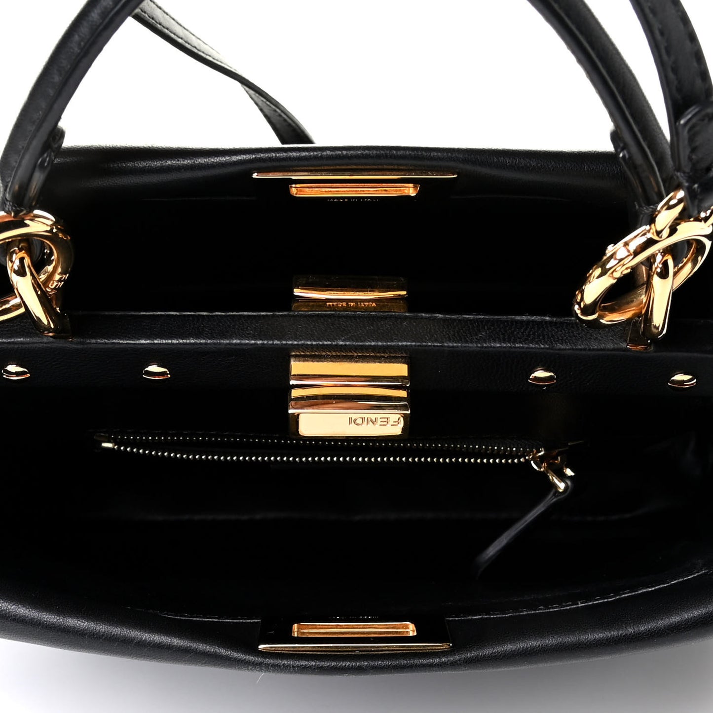Nappa Mini Peekaboo Iconic Satchel Black