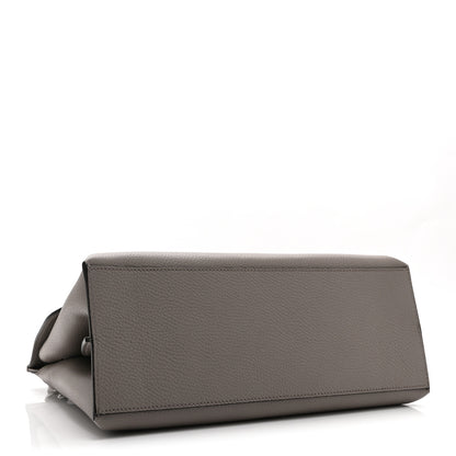 Gucci Cellarius Calfskin Medium Bamboo Daily Top Handle Bag Storm Grey 4 of 10