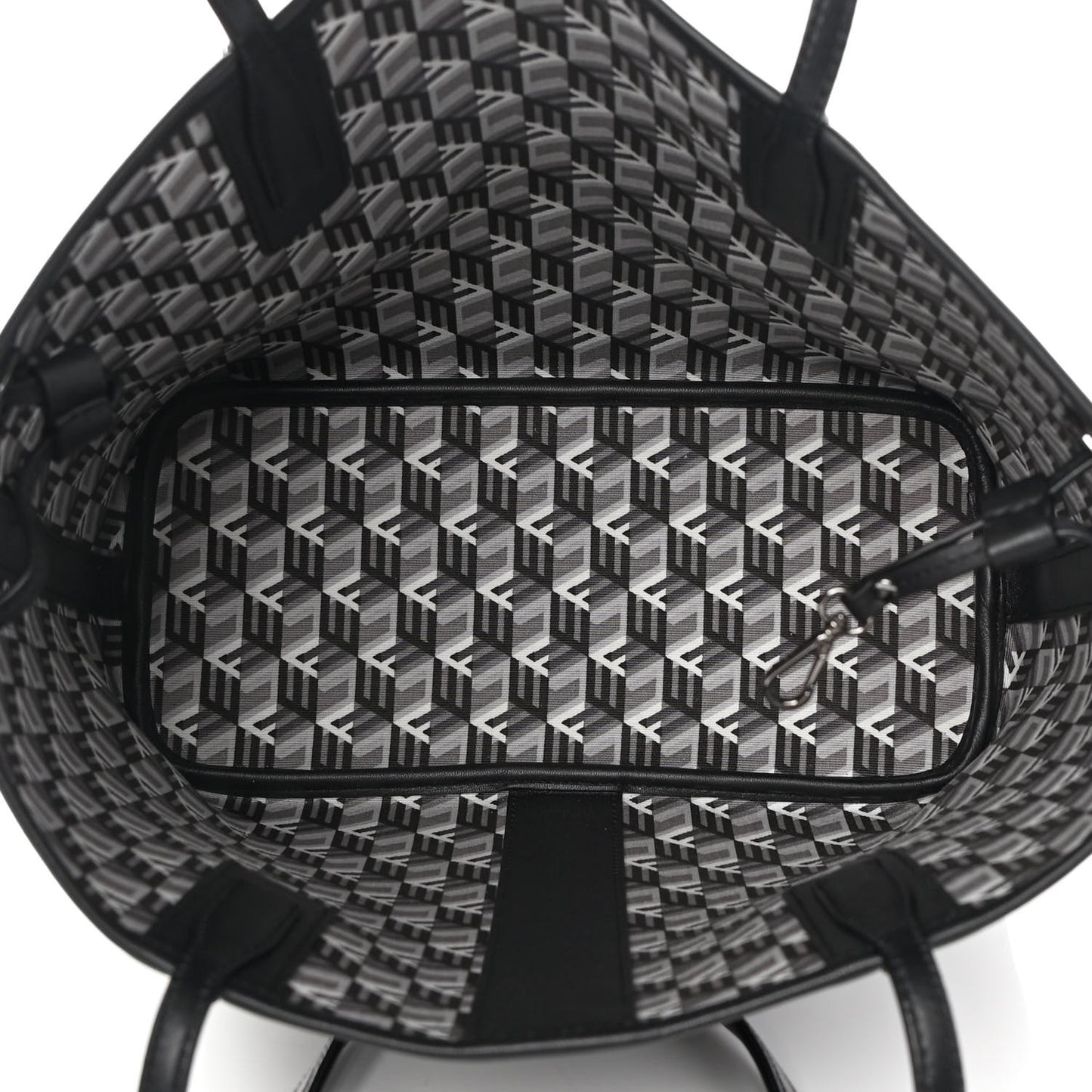 Visetos Small Liz Reversible Shopper Tote Black