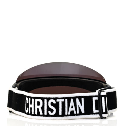 Christian Dior Mirrored DiorClub1 Sun Visor Black 3 of 5