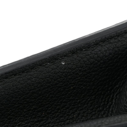 Louis Vuitton Damier Ebene Vavin Chain Wallet Black 10 of 13