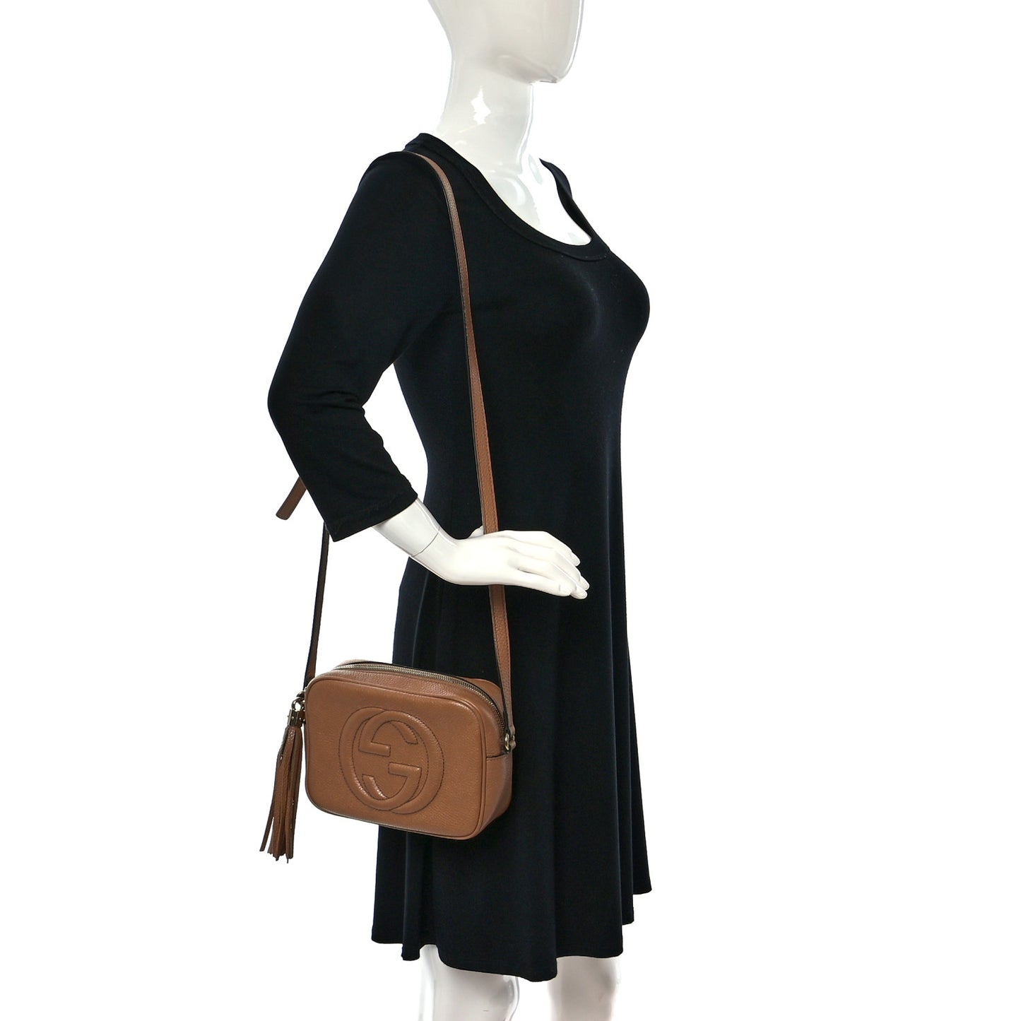 Cellarius Calfskin Small Soho Disco Bag Camelia
