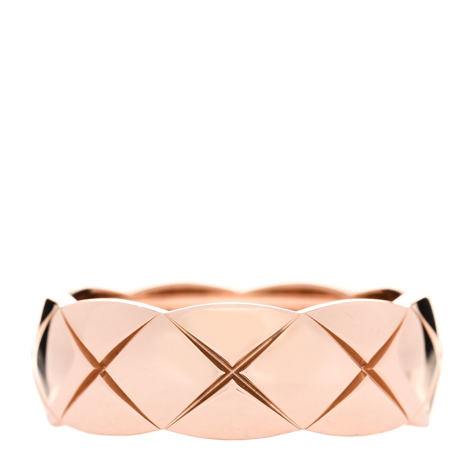 Chanel 18K Beige Gold Small Coco Crush Ring 53 6.5 3 of 7
