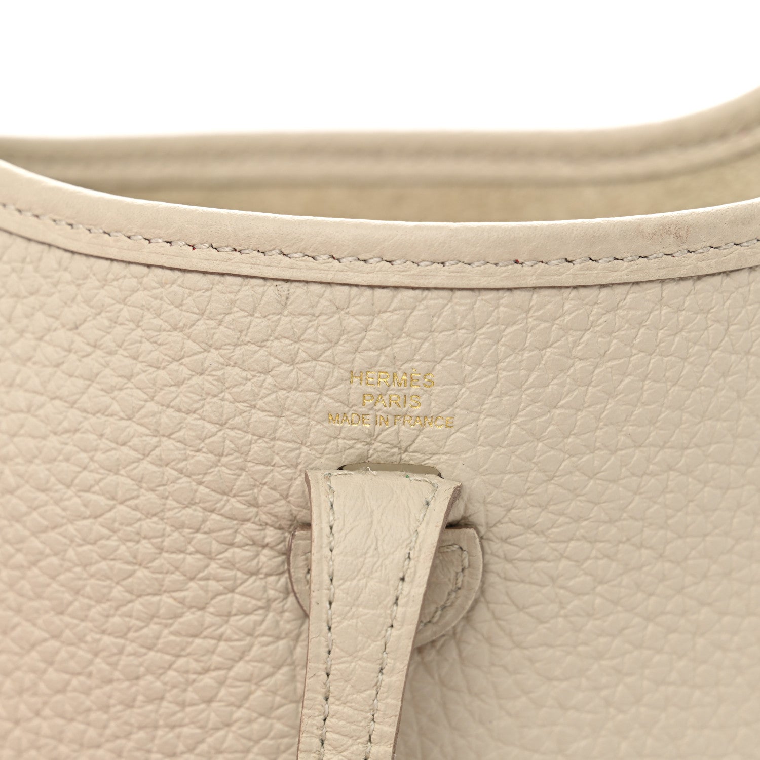 Hermes Taurillon Clemence Amazone Evelyne TPM Nata Craie 6 of 10