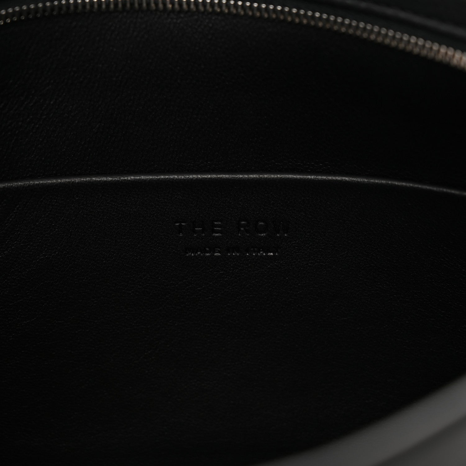 The Row Grained Calfskin Rene Crossbody Black 6 of 9