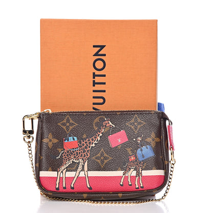 Louis Vuitton Monogram 2017 Christmas Animation Mini Pochette Accessories 10 of 10