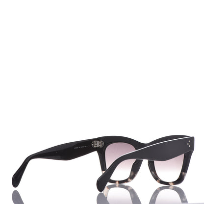 Celine Acetate Cat Eye Sunglasses CL40004I Havana Black 4 of 7