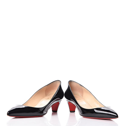 Christian Louboutin Patent Pigalle Follies 45 Pumps 39 Black 6 of 17
