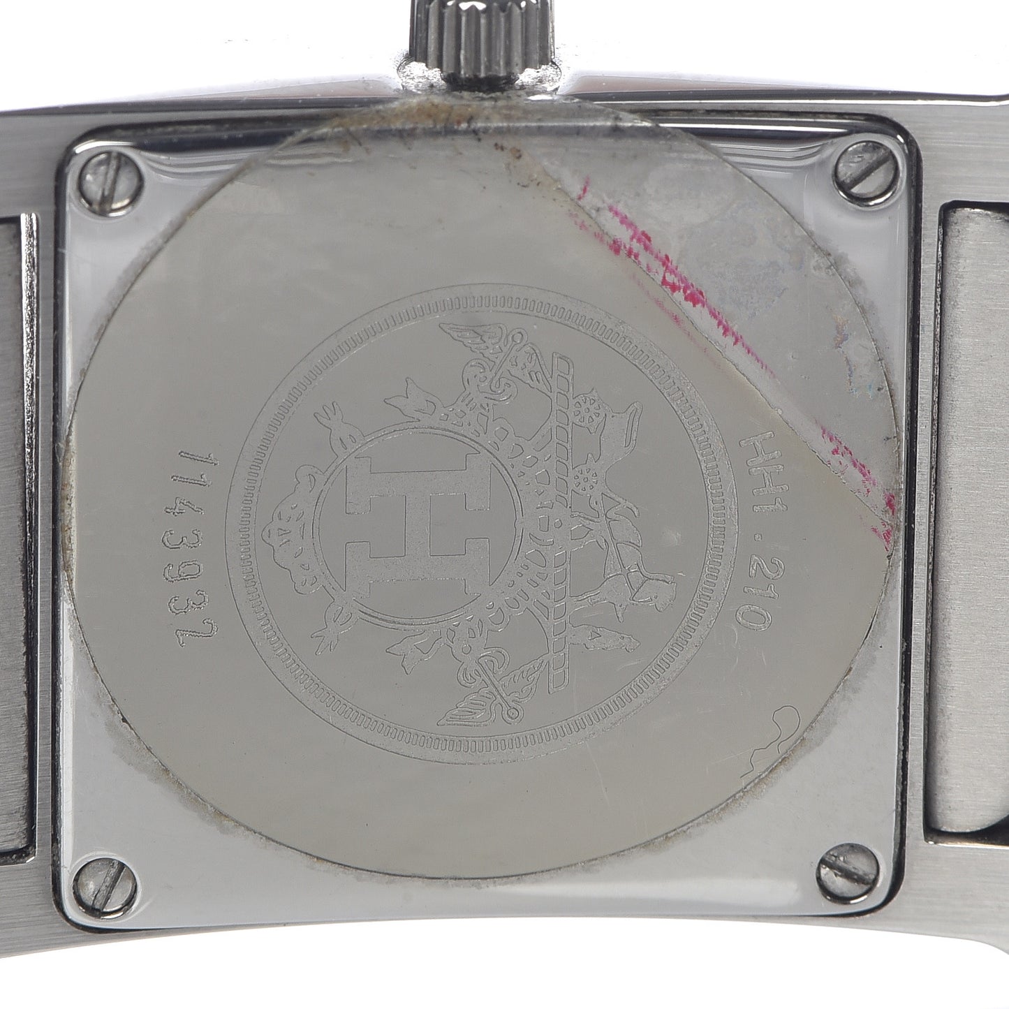 Stainless Steel 21mm Heure H Hour Quartz Watch Orange