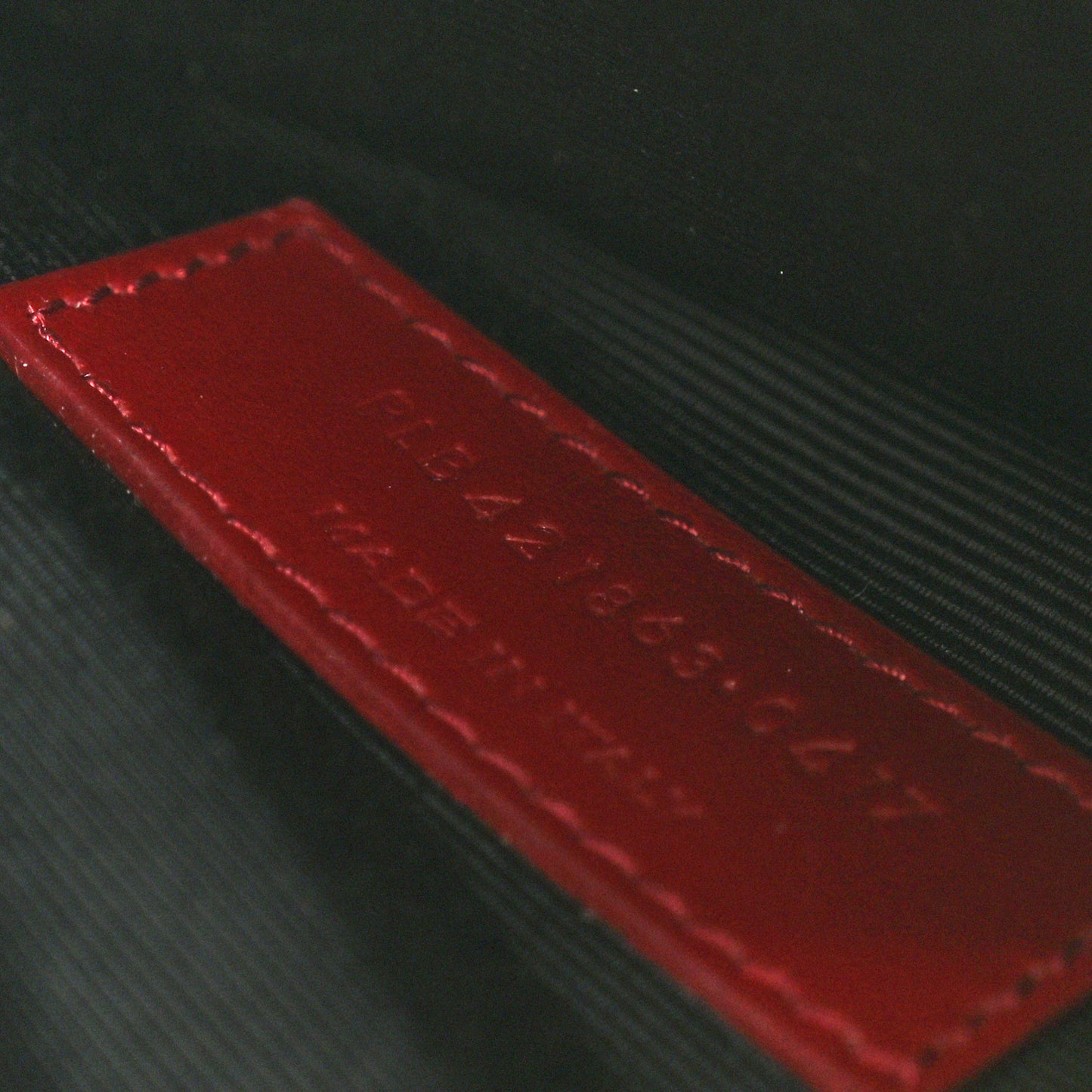 Calfskin Crocodile Embossed Baby Sac De Jour Red