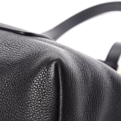 Prada Vitello Daino Pocket Shopping Tote Black 9 of 13